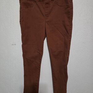 Natural Reflections Women's Burnt Orange Skinny Jeans